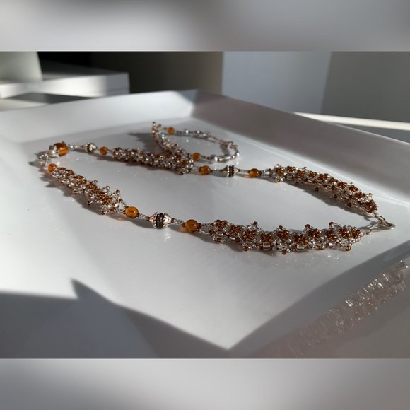 Swarovski Beaded & Crystals Handmade Set - Picture 6 of 11